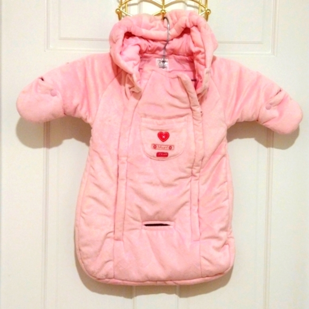 Baby Girl Carseat bag suit Pink 0- 6 months NWOT